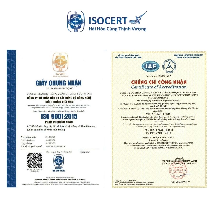 ISO 9001:2015 - Dịch vụ cấp Chứng nhận Hệ thống Quản lý Chất lượng (QMS)